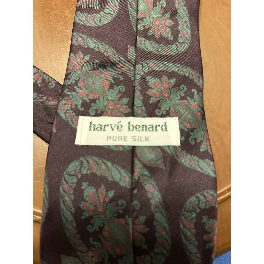 Harve Benard Tie Abstract Floral Silk Necktie - Men's‎ Classic